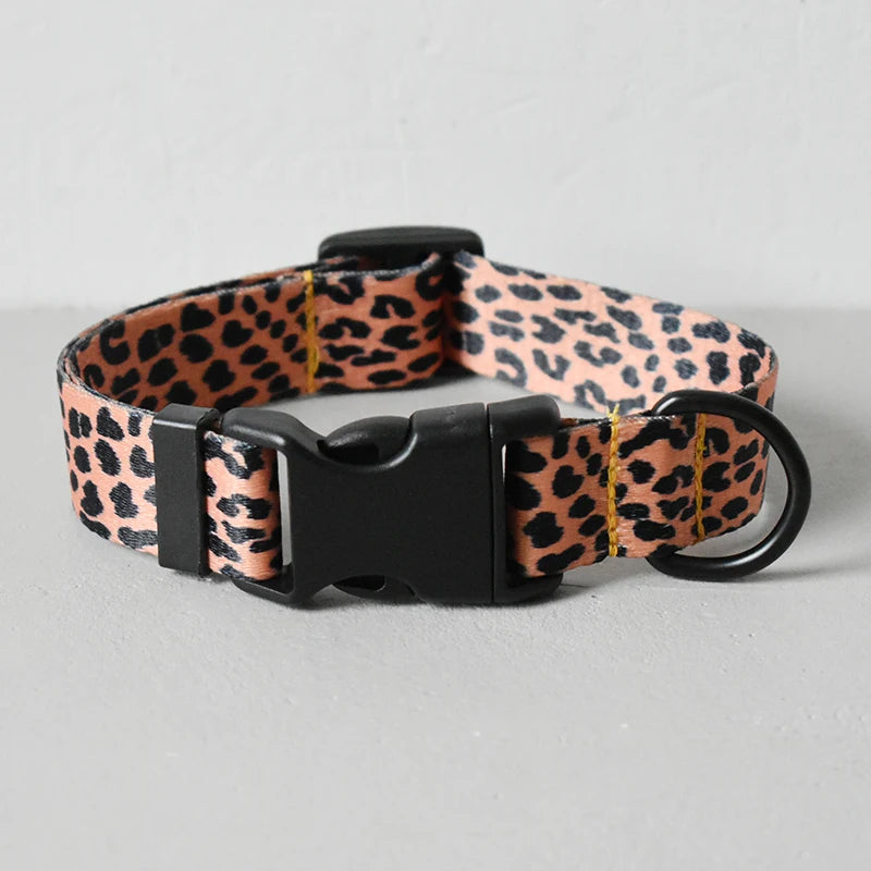 Printed Dog Collar -  Cheetah or Camo
